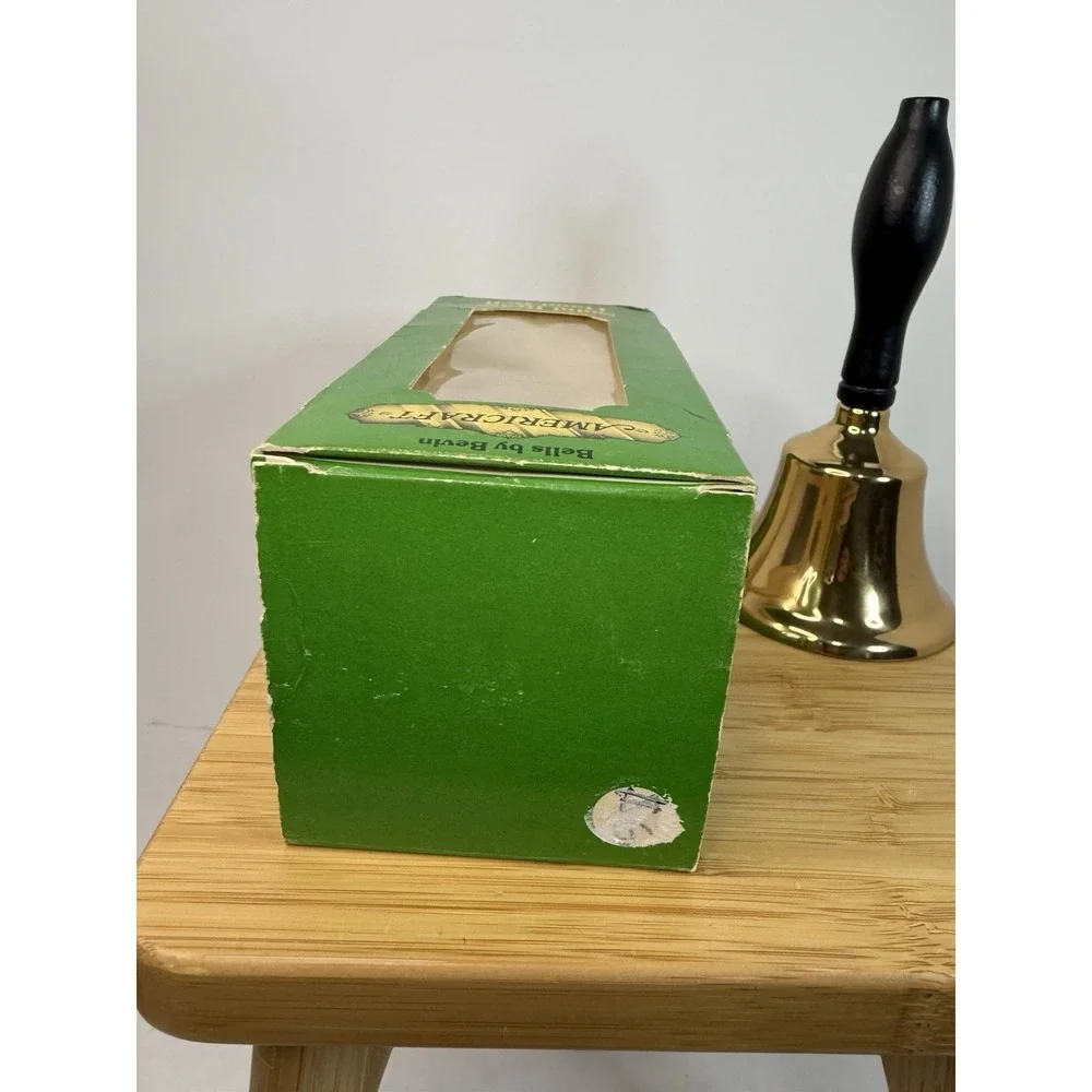 Vintage Americraft Solid Brass Bell Bevin 3 3/8
